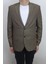 Fistan Store Erkek Kahverengi Düz Spor Kesim Normal Kalıp Çift Düğme Çift Yırtmaçlı Blazer Ceket 2
