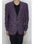 Fistan Store Erkek Bordo Ekose Kareli Klasik Kesim Normal Kalıp Çift Düğme Büyük Beden Blazer Ceket 1