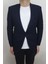 Fistan Store Erkek Lacivert Italyan Kesim Dar Kalıp Tek Düğme Çift Yırtmaçlı Blazer Ceket 2