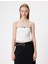 Yeni Sezon Crop Üst Fiyonk Detaylı Ip Askılı Slim Fit 3