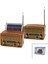Bt Solar Panelli - USB Şarjlı Bluetooth - Wifi Ibreli Fm Radyo Mp3 USB - Tf Player 4V Out - 5V In RT-852 1