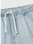 Normal Bel Regular Fit Açık Indigo Erkek Çocuk Şort 4DHJC9047 2