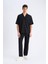 Yazlık Viskon Jogger Pantolon Regular Fit Normal Kesim Keten Karışımlı Düz Paça Cepli B4867AX25SM 5