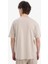%100 Pamuk Regular Fit Bisiklet Yaka Baskılı Kısa Kollu Tişört E3780AX25SM 5