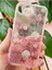 Apple iPhone 16E Uyumlu Kılıf Simli Beyaz Gül Desenli Renkli Parlak Darbe Emici Kapak 1