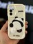 Samsung Galaxy S23 Fe Uyumlu Kılıf Tasarımlı Desenli Kamera Korumalı Panda Beyaz Püsküllü Silikon Kapak 1