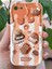 Apple iPhone 7/8/SE20/SE22 Kılıf Tasarımlı Desenli Kamera Korumalı Ayıcık Bisküvi Renkli Cofffe Silikon 2