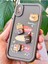 Apple iPhone X/xs Kılıf Tasarımlı Desenli Kamera Korumalı Ayıcık Kahve Renkli Yumuşak Silikon Kap 4