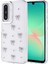 Samsung Galaxy A26 Uyumlu Kılıf Fiyonk Desenli Şeffaf Simli Gümüş Kamera Çıkıntılı Parlak Kapak 4