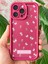 Apple iPhone 14 Pro Kılıf Yumuşak Dokulu Kelebek Gül Desenli Yumuşak Kamera Korumalı Silikon Kapak 2