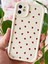 Apple iPhone 11 Kılıf Kamera Korumalı Silikon Renkli Kalp Tasarımlı Kamera Korumalı Silikon Kapak 1