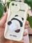 Apple iPhone 7/8/SE20/SE22 Kılıf Tasarımlı Desenli Kamera Korumalı Panda Beyaz Püsküllü Silikon Kapak 1