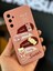 Samsung Galaxy S23 Fe Uyumlu Kılıf Tasarımlı Desenli Kamera Korumalı Tavşan Pembe Yumuşak Silikon Kapak 2