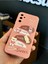 Samsung Galaxy S23 Fe Uyumlu Kılıf Tasarımlı Desenli Kamera Korumalı Tavşan Pembe Yumuşak Silikon Kapak 4