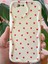 Apple iPhone 7 / 8 Plus Uyumlu Kılıf Kamera Korumalı Dalga Kenarlı Kırmızı Kalp Desenli Silikon Kapak 2