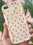 Apple iPhone 7 / 8 Plus Uyumlu Kılıf Kamera Korumalı Dalga Kenarlı Kırmızı Kalp Desenli Silikon Kapak 3