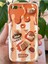 Apple iPhone 7 / 8 Plus Kılıf Tasarımlı Desenli Kamera Korumalı Ayıcık Bisküvi Renkli Cofffe Silikon 2