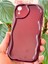 Apple iPhone Xr Uyumlu Kılıf Kamera Korumalı Dalga Kenarlı Darbe Emici Bordo Silikon Kapak 2