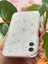 Apple iPhone 11 Kılıf Fiyonk ve Inci Desenli Şeffaf Simli Kamera Çıkıntılı Parlak Kapak 4