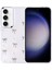 Samsung Galaxy A24 Uyumlu Kılıf Fiyonk Desenli Şeffaf Simli Gümüş Kamera Çıkıntılı Parlak Kapak 3
