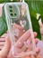 Oppo A74 Kılıf 3D Kalpli Inci Tasarımlı Desenli Kamera Korumalı Şeffaf Silikon Kapak 3