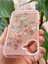 Apple iPhone 16 Plus Uyumlu Kılıf Simli Beyaz Gül Desenli Renkli Parlak Darbe Emici Kapak 5