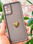Samsung Galaxy A51 Kılıf 3D Kalp Tasarımlı Kahverengi Desenli Yumuşak Kamera Korumalı Silikon Kapak 3