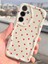 Samsung Galaxy A16 Uyumlu Kılıf Kamera Korumalı Dalga Kenarlı Kırmızı Kalp Desenli Silikon Kapak 1
