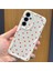 Samsung Galaxy A16 Uyumlu Kılıf Kamera Korumalı Dalga Kenarlı Kırmızı Kalp Desenli Silikon Kapak 4