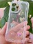 Xiaomi Redmi 12 4g Kılıf 3D Kalpli Inci Tasarımlı Desenli Kamera Korumalı Şeffaf Silikon Kapak 1
