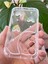 Samsung Galaxy S21 Fe Kılıf 3D Kalpli Inci Tasarımlı Desenli Kamera Korumalı Şeffaf Silikon Kapak 4
