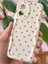 Oppo A38 Kılıf Kamera Korumalı Dalga Kenarlı Kırmızı Kalp Desenli Silikon Kapak 4