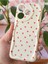 Xiaomi Redmi 13 4g Kılıf Kamera Korumalı Dalga Kenarlı Kırmızı Kalp Desenli Silikon Kapak 4