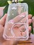 Xiaomi Redmi 12C Kılıf 3D Kalpli Inci Tasarımlı Desenli Kamera Korumalı Şeffaf Silikon Kapak 3