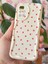 Xiaomi Redmi 10 2022 Kılıf Kamera Korumalı Dalga Kenarlı Kırmızı Kalp Desenli Silikon Kapak 4
