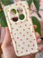 Xiaomi Redmi Note 14 Pro Kılıf Kamera Korumalı Dalga Kenarlı Kırmızı Kalp Desenli Silikon Kapak 3