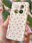 Xiaomi Redmi Note 14 Pro Kılıf Kamera Korumalı Dalga Kenarlı Kırmızı Kalp Desenli Silikon Kapak 4