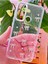 Xiaomi Redmi Note 8 Kılıf Fiyonk Desenli Şeffaf Simli Gümüş Kamera Çıkıntılı Parlak Kapak 1