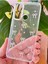 Xiaomi Redmi Note 8 Kılıf Fiyonk Desenli Şeffaf Simli Gümüş Kamera Çıkıntılı Parlak Kapak 3