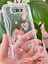 Samsung Galaxy J7 Prime Kılıf 3D Kalpli Inci Tasarımlı Desenli Kamera Korumalı Şeffaf Silikon Kapak 2