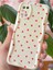 Samsung Galaxy A31 Kılıf Kamera Korumalı Dalga Kenarlı Kırmızı Kalp Desenli Silikon Kapak 4