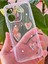 Xiaomi Redmi 13C Kılıf 3D Kalpli Inci Tasarımlı Desenli Kamera Korumalı Şeffaf Silikon Kapak 2