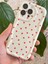 Apple iPhone 13 Pro Kılıf Kamera Korumalı Dalga Kenarlı Kırmızı Kalp Desenli Silikon Kapak 1