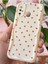 Samsung Galaxy A20 - A30 Kılıf Kamera Korumalı Dalga Kenarlı Kırmızı Kalp Desenli Silikon Kapak 4