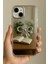 Apple iPhone 15 Uyumlu Kılıf Aynalı Gümüş 3D Fiyonk Desenli Darbe Emici Silikon Kapak 1