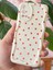 Oppo A55 4g Kılıf Kamera Korumalı Dalga Kenarlı Kırmızı Kalp Desenli Silikon Kapak 4