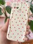 Oppo A15 - A15S Kılıf Kamera Korumalı Dalga Kenarlı Kırmızı Kalp Desenli Silikon Kapak 4