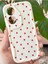 Oppo A60 Uyumlu Kılıf Kamera Korumalı Dalga Kenarlı Kırmızı Kalp Desenli Silikon Kapak 3