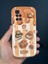 Xiaomi Redmi 10 2022 Kılıf Tasarımlı Desenli Kamera Korumalı Ayıcık Bisküvi Renkli Cofffe Silikon Kapak 2