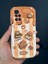 Xiaomi Redmi 10 2022 Kılıf Tasarımlı Desenli Kamera Korumalı Ayıcık Bisküvi Renkli Cofffe Silikon Kapak 5